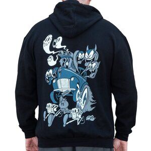 Hot Haunt Rod Tattoo Cartoon Style Art Black Hoodie S- M-L-XL-2XL NWT